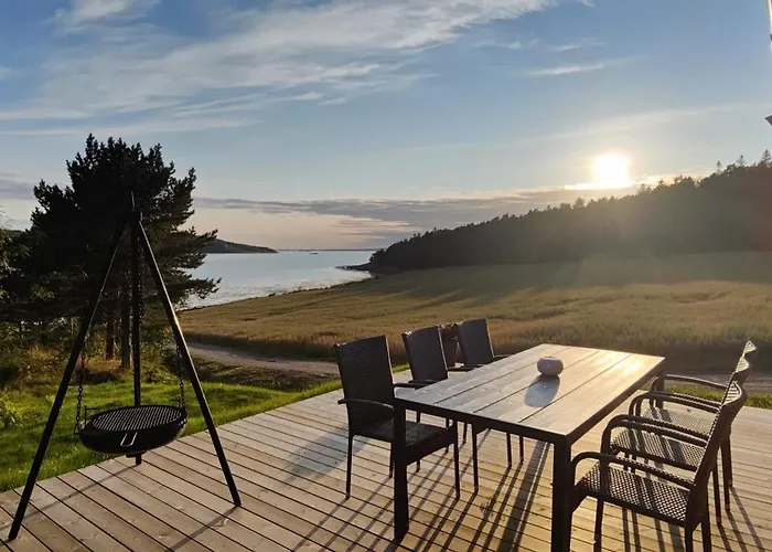 Ferienhaus Strandstua Solbakken Fevåg