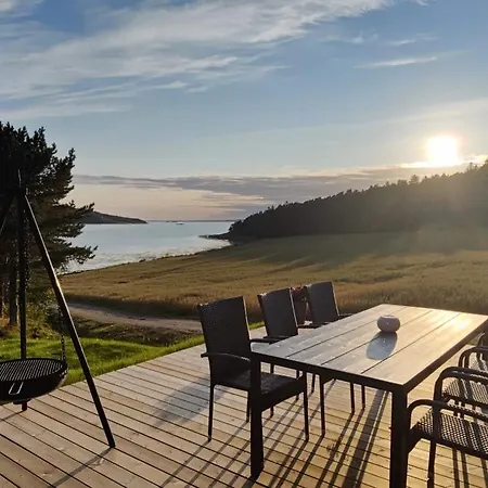 Nyaraló Strandstua Solbakken Fevåg